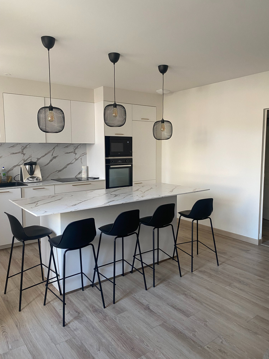 cuisine entièrement rénovée avec accompagnement et suivi de chantier